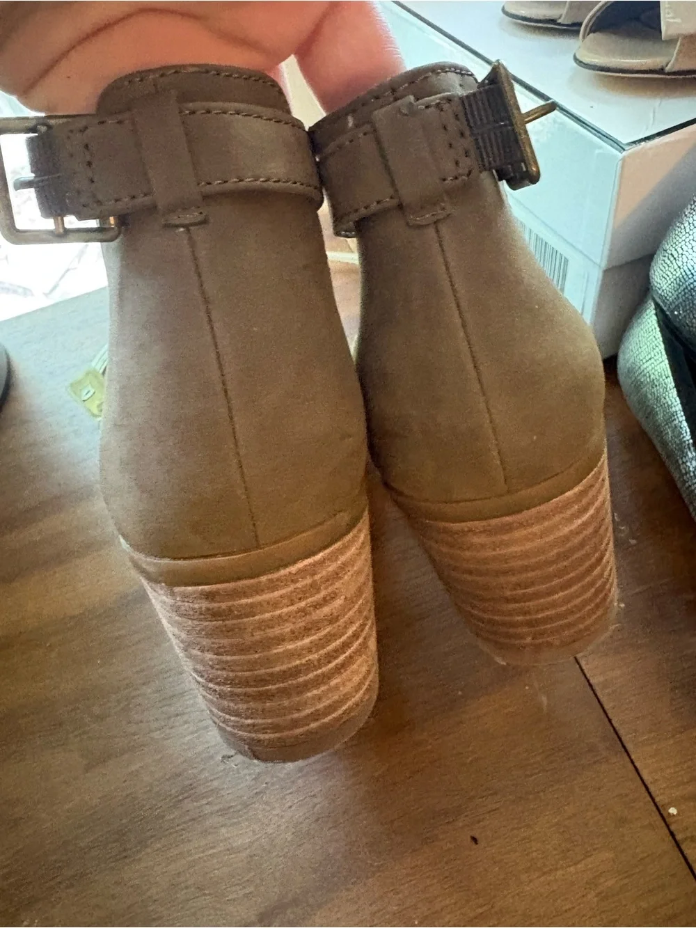 Jessica Simpson open toe booties